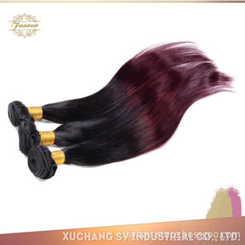 2015 Fashion Ombre Brazilian Virgin Hair Straight 6A Brazilian Ombre Hair Weaves SV Hair Products Brazilian Straight Hair